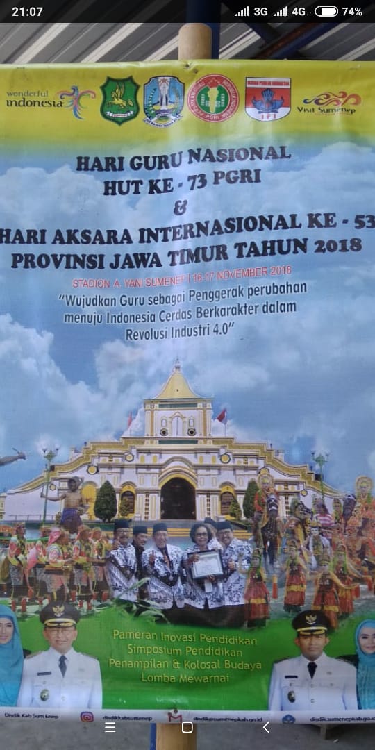 Hari guru nasional, HUT ke-73 PGRI & Hari Aksara Internasional ke 53